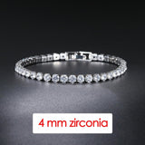 NEW - Gorgeous Trendy AAA+ Cubic Zirconia Diamonds Popular Tennis Bracelets - The Jewellery Supermarket