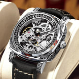 New Luxury Authentic Brand Carved Watches - Fully Automatic Hollowed Fashion Mechanical Watches - The Jewellery Supermarket