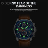 NEW ARRIVAL - Top Brand Trend Waterproof Leather Quartz Luxury Wristwatches - The Jewellery Supermarket