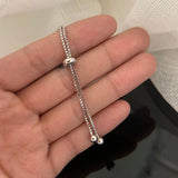 Excellent Round Cut VVS 18K WGP High Quality Moissanite Diamonds Tennis Bracelet for Women - Fine Jewellery - The Jewellery Supermarket