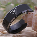 Great Gifts - 4th Degree Masonic Tungsten Rings for Men