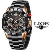 Great Gifts for Men - Top Brand Luxury Sports Chronograph Waterproof Quartz Watch - The Jewellery Supermarket