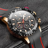 Great Gifts for Men - Top Brand Waterproof Sport Quartz Big Dial Chronograph Watch For Men - The Jewellery Supermarket