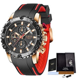 Great Gifts for Men - Top Brand Waterproof Sport Quartz Big Dial Chronograph Watch For Men - The Jewellery Supermarket