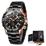 Great Gifts for Men - Top Brand Waterproof Sport Quartz Big Dial Chronograph Watch For Men - The Jewellery Supermarket