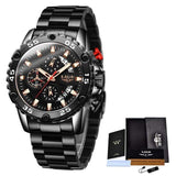 Great Gifts for Men - Top Brand Waterproof Sport Quartz Big Dial Chronograph Watch For Men - The Jewellery Supermarket