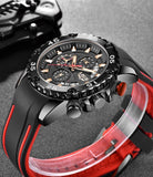 Great Gifts for Men - Top Brand Waterproof Sport Quartz Big Dial Chronograph Watch For Men - The Jewellery Supermarket