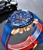 Great Gifts for Men - Top Brand Waterproof Sport Quartz Big Dial Chronograph Watch For Men - The Jewellery Supermarket