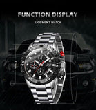 Great Gifts for Men - Top Brand Waterproof Sport Quartz Big Dial Chronograph Watch For Men - The Jewellery Supermarket