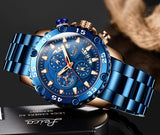 Great Gifts for Men - Top Brand Waterproof Sport Quartz Big Dial Chronograph Watch For Men - The Jewellery Supermarket