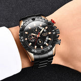 Great Gifts for Men - Top Brand Waterproof Sport Quartz Big Dial Chronograph Watch For Men - The Jewellery Supermarket