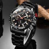 Great Gifts for Men - Top Brand Waterproof Sport Quartz Big Dial Chronograph Watch For Men - The Jewellery Supermarket