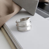 Best Gift Ideas - Fashion Simple Brushed Width Geometric Vintage Engagement Rings - The Jewellery Supermarket