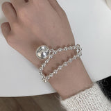 Great Gift Ideas - Fashion Creative Bead Chain Tassel Pendant Handmade Bracelet