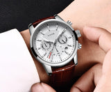 Great Gifts for Men - Top Brand Luxury 24Hour Moon Phase Sport Waterproof Quartz Watch - The Jewellery Supermarket