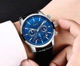 Great Gifts for Men - Top Brand Luxury 24Hour Moon Phase Sport Waterproof Quartz Watch - The Jewellery Supermarket