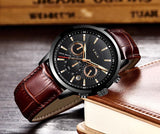 Great Gifts for Men - Top Brand Luxury 24Hour Moon Phase Sport Waterproof Quartz Watch - The Jewellery Supermarket