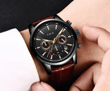 Great Gifts for Men - Top Brand Luxury 24Hour Moon Phase Sport Waterproof Quartz Watch - The Jewellery Supermarket