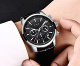 Great Gifts for Men - Top Brand Luxury 24Hour Moon Phase Sport Waterproof Quartz Watch - The Jewellery Supermarket