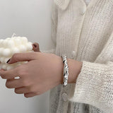 Great Gift Ideas - Elegant Vintage Unique Design Lotus Leaf Handmade Bracelet - The Jewellery Supermarket