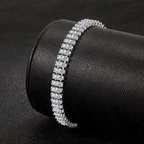 Great Gift Ideas - Elegant Creative Sparkling AAA+ Zircon Design Bride Jewellery Bracelet - The Jewellery Supermarket