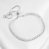 Best Seller - Top Quality AAA+ Cubic Zirconia Diamonds Fashion Charm Bracelet & Bangle - The Jewellery Supermarket