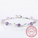Charming Trendy Amethyst Bracelet Wedding Jeweler Bracelets for Women - The Jewellery Supermarket