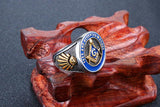 High Quality Stainless Steel Retro Masonic Rings For Men - The Jewellery Supermarket