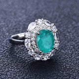 Superb Brazilian Paraiba Tourmaline Gemstone Earrings/Pendant/Necklace/Ring Jewellery Set - The Jewellery Supermarket