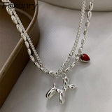 Best Gifts - Trendy Elegant Creative LOVE Heart Double Layer Chain Bracelets