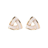 Fashion New Earrings Temperament Simple Retro Geometry Triangle Earrings