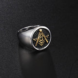 Best Selection Gifts - Fashion Masonic Titanium Steel rings - The Jewellery Supermarket