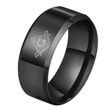 OFFER OF THE MONTH - Vintage Gold Silver Black Freemason Signet Rings