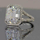 *NEW* Simple Design Luxury Inlaid Big Square Cubic Zirconia Wedding Rings for Women