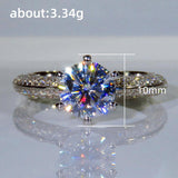 Fashion Luxury AAA+ Cubic Zirconia Diamonds Proposal Engagement Ring - The Jewellery Supermarket