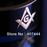 Best Gifts - Freemason Masonic Black Pipe Tungsten Carbide Ring - The Jewellery Supermarket
