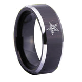 Best Gifts - Eastern Star Design Masonic Tungsten Rings for Men - The Jewellery Supermarket